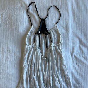 Free People Leather Harness Tank